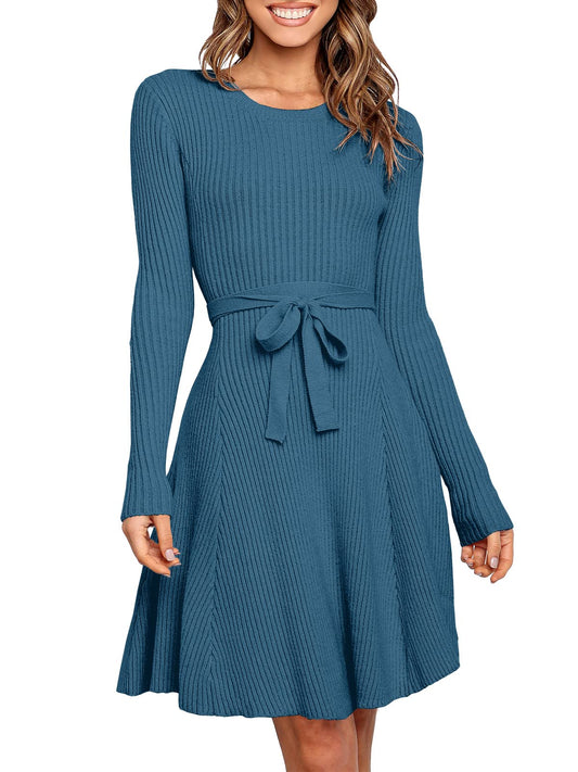 Women's Turtleneck Sweaters Long Sleeve Ribbed Long Soild Color Pullover Sweater Knit Tops Casual Soft Lightweight